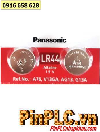 Pin A76 LR44 357 -Pin cúc áo 1.5v Alkaline Panasonic A76 LR44 357 chính hãng 